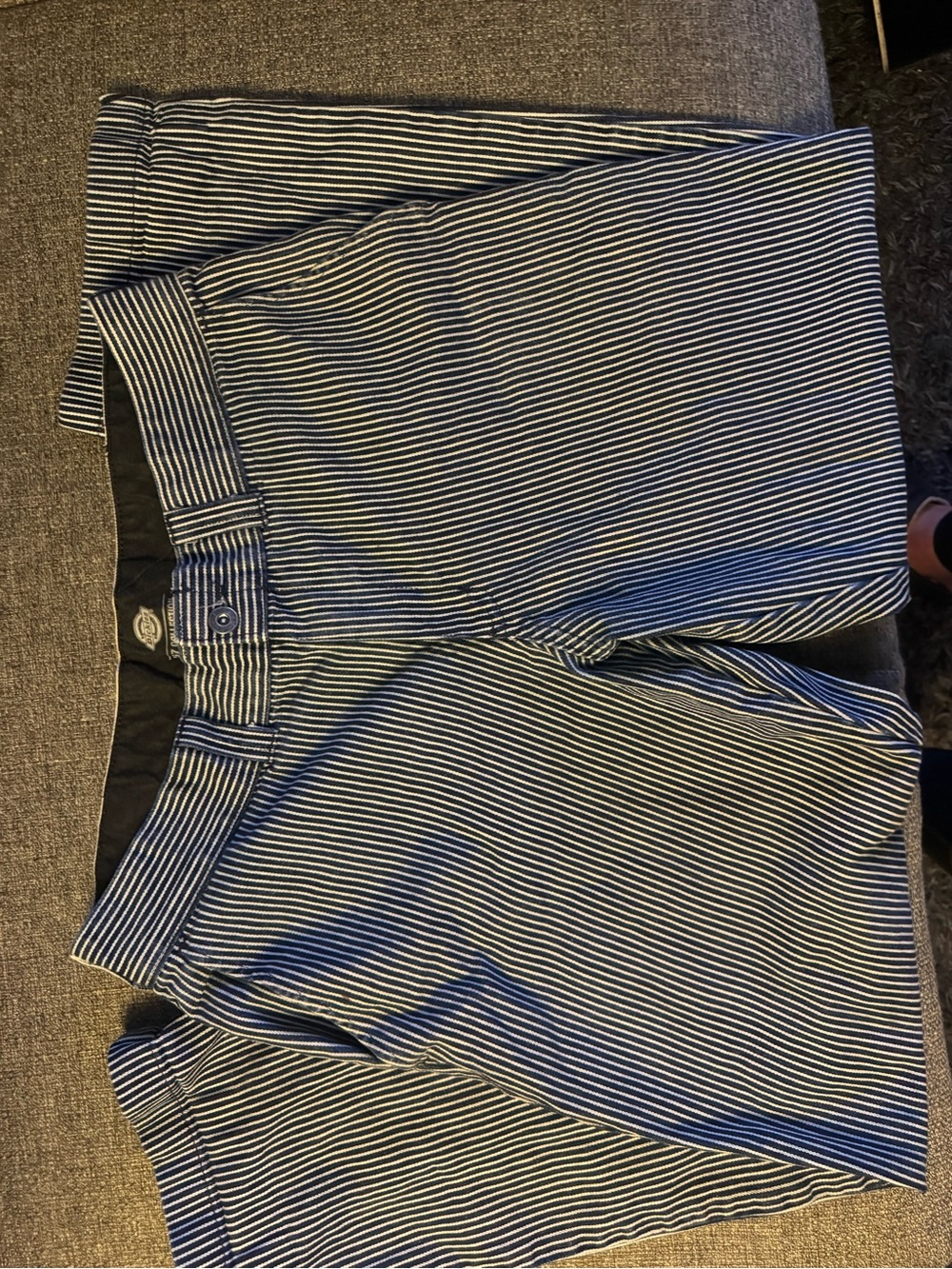 Dickies classic pants. railroad pinstripe navy and white - Picture 5 of 8